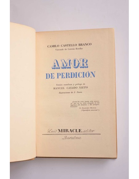 Amor de Perdición