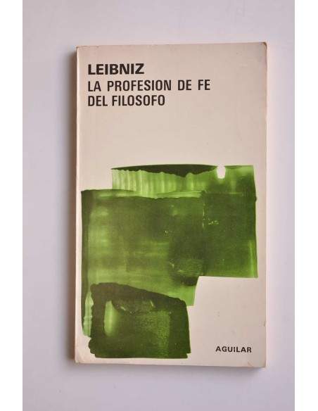La profesión de fe del filósofo