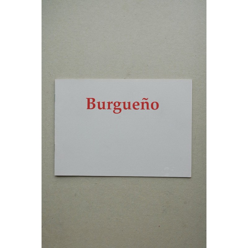 Burgueño : [catálogo de exposiciones] : Murcia, Galería Chys, del 5 al 21 de abril 2001