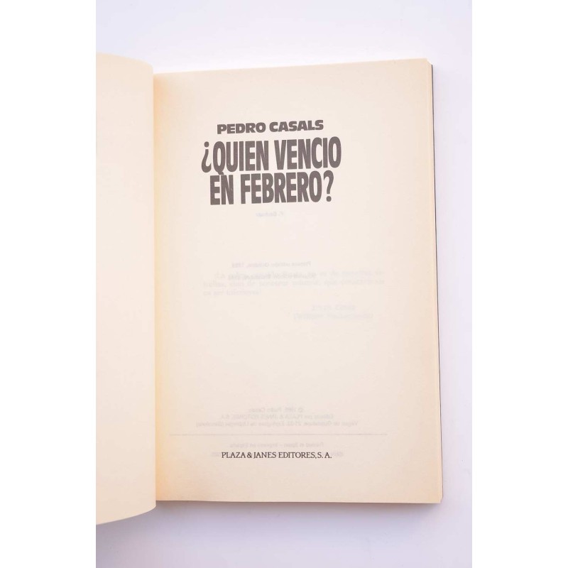 ¿Quién venció en febrero?