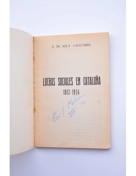 Luchas sociales en Cataluña, 1812 - 1934
