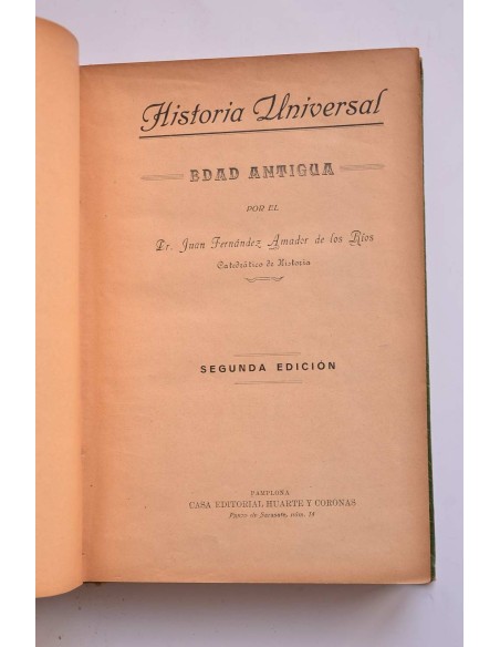 Historia universal. Edad antigua