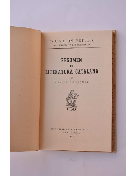 Resumen de literatura catalana