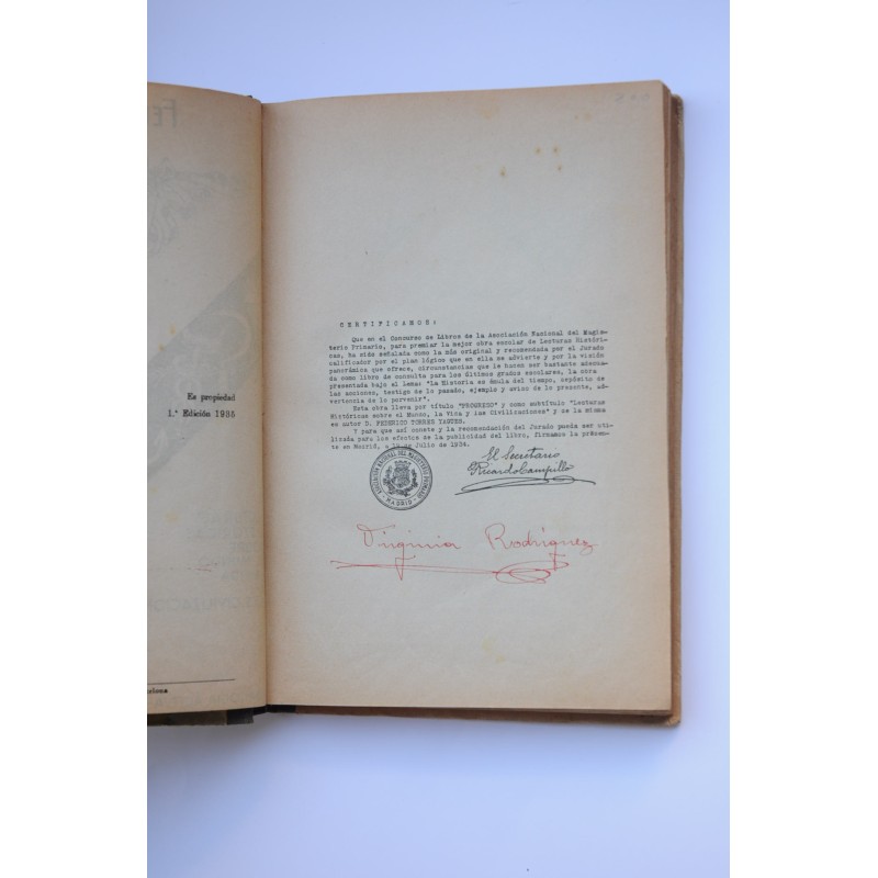 Progreso : lecturas históricas sobre el mundo,...
