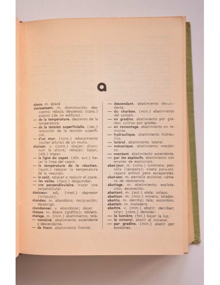 Diccionario para ingenieros y técnicos francés - español, español - francés