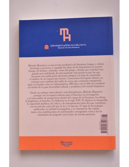 Miríada Hispánica. Nº 5. 2012. Biografía, autobiografía y memorias