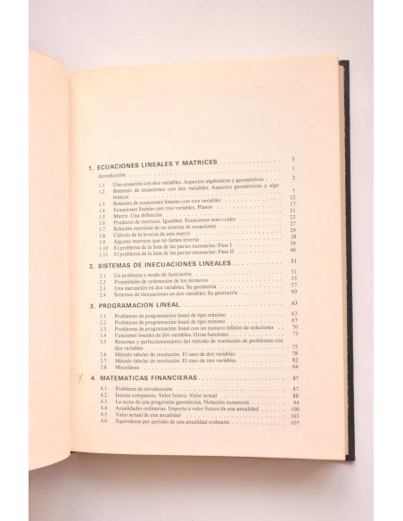 Matemáticas para directivos de empresa y economistas