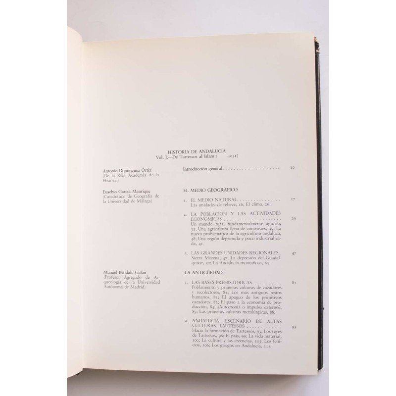 Historia de Andalucía I. De Tartessos al Islam...