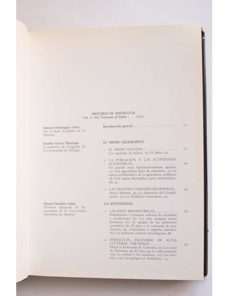Historia de Andalucía I. De Tartessos al Islam ( - 1031)