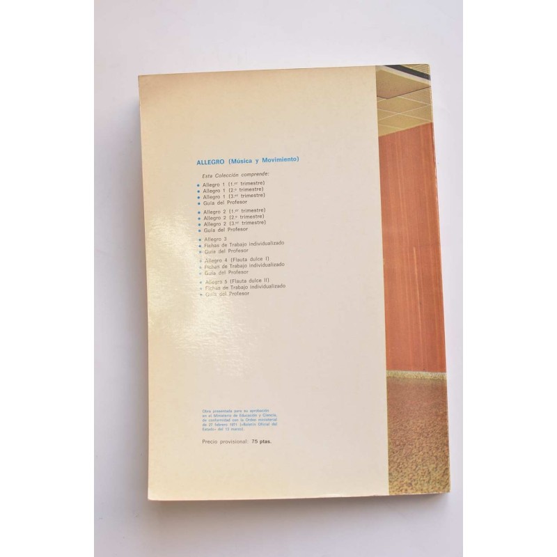 Allegro 3. Música y movimiento. Expresión dinámica