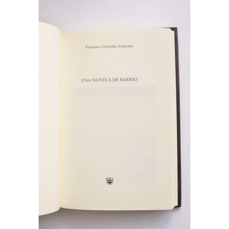 Una novela de barrio