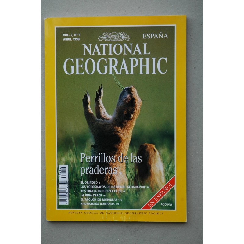 NATIONAL Geographic.-- Vol. 2.-- Nº 4, abril, 1998. Perrillos delas praderas