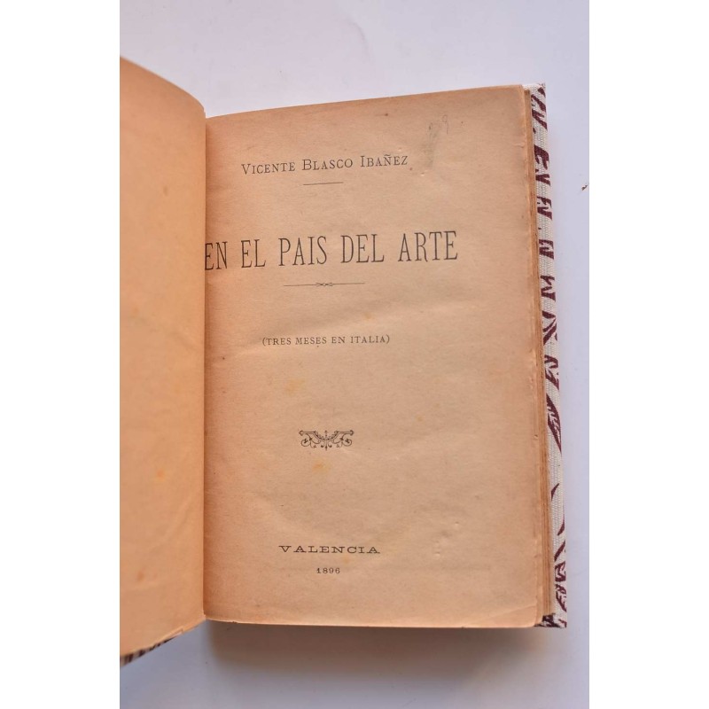 En el país del arte : tres meses en Italia