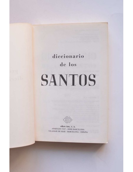 Diccionario de los santos de cada día