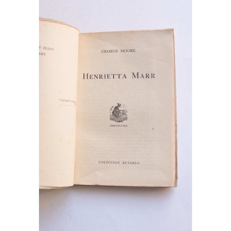 Henrietta Marr - Wilfrid Holmes