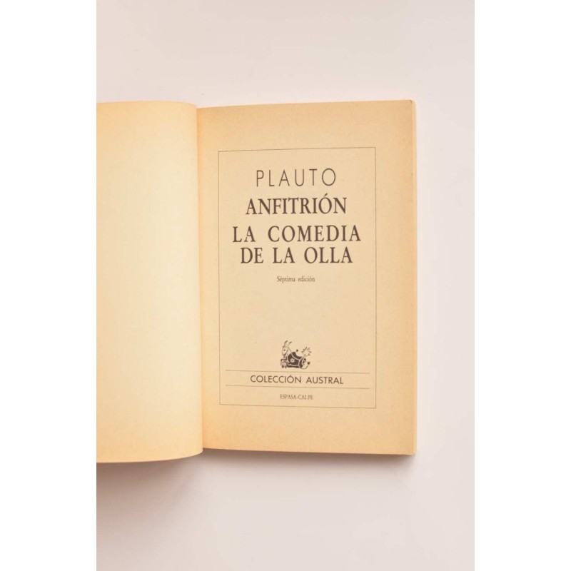 Anfitrión , La comedia de la olla