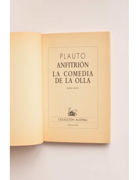 Anfitrión , La comedia de la olla