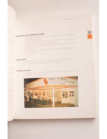 Memorias 89. Consejería de Política territorial y Obras públicas