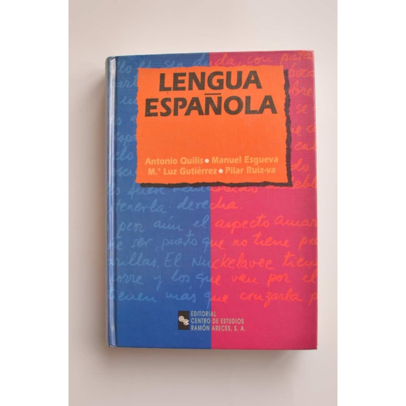Lengua española. Curso de acceso