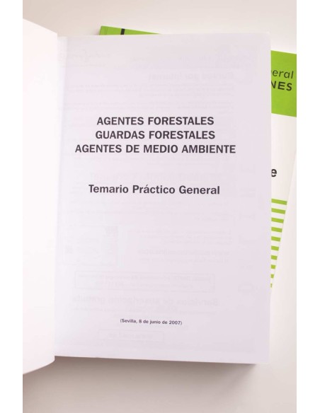 Agentes forestales, guardas forestales, agentes mediambientales. Temario práctico general para oposiciones