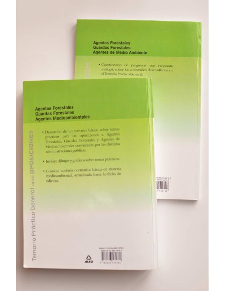 Agentes forestales, guardas forestales, agentes mediambientales. Temario práctico general para oposiciones