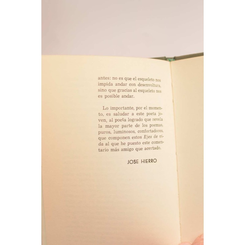 Ejes de vida. Poemas Otoño 1969