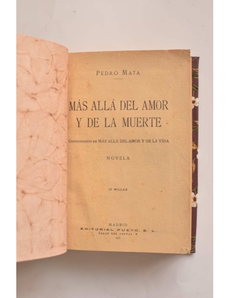 Más allá del amor y de la muerte  
