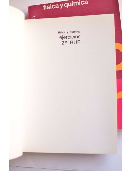 Física y química. 2º B.U.P.