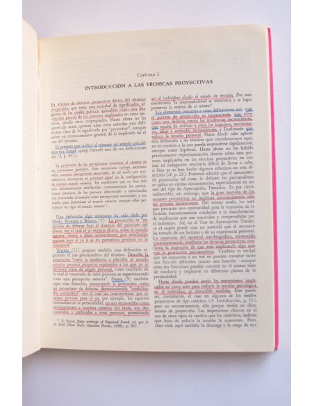 Técnicas proyectivas. Exploración de la dinámica de la personalidad. Psicometría y psicodiagnóstico