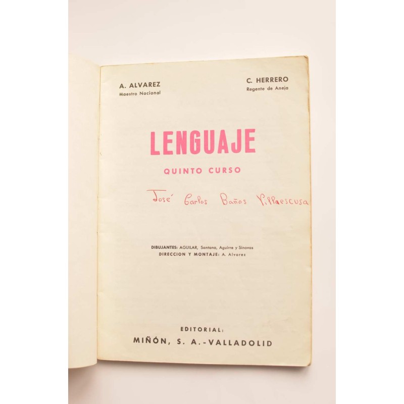 Lenguaje. Quinto curso