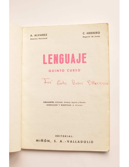 Lenguaje. Quinto curso