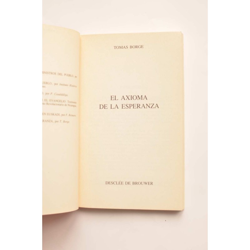 El axioma de la esperanza