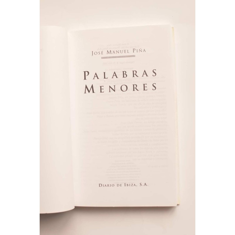 Palabras menores