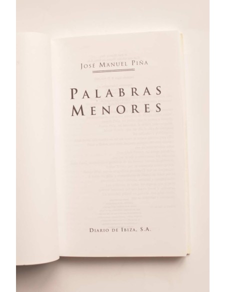 Palabras menores