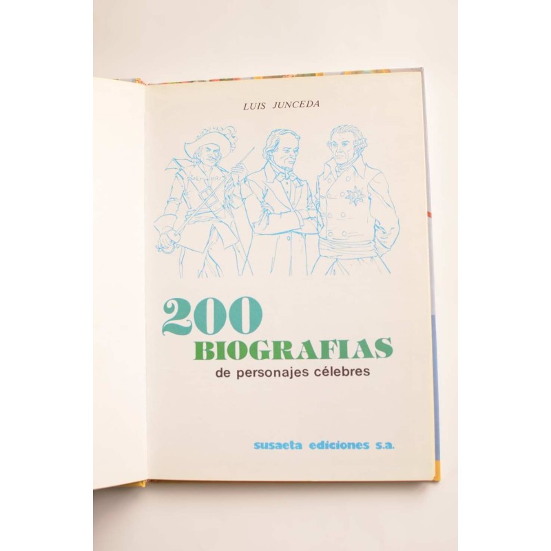 200 biografías de personajes célebres