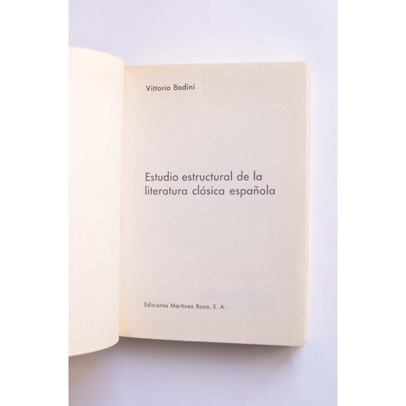 Estudio estructural de la literatura clásica...