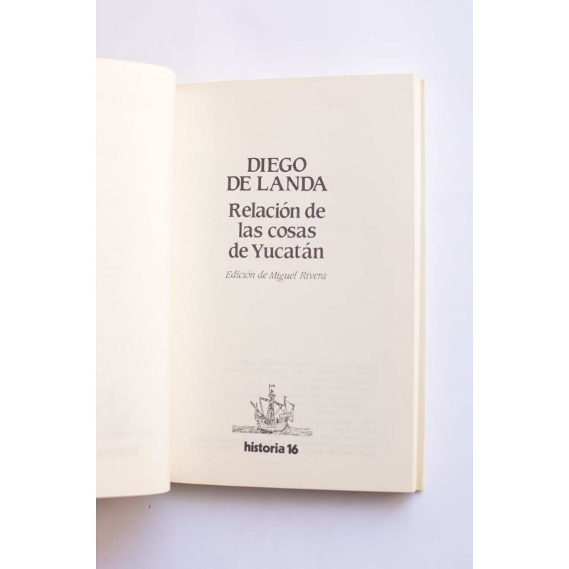 Relación de las cosas de Yucatan