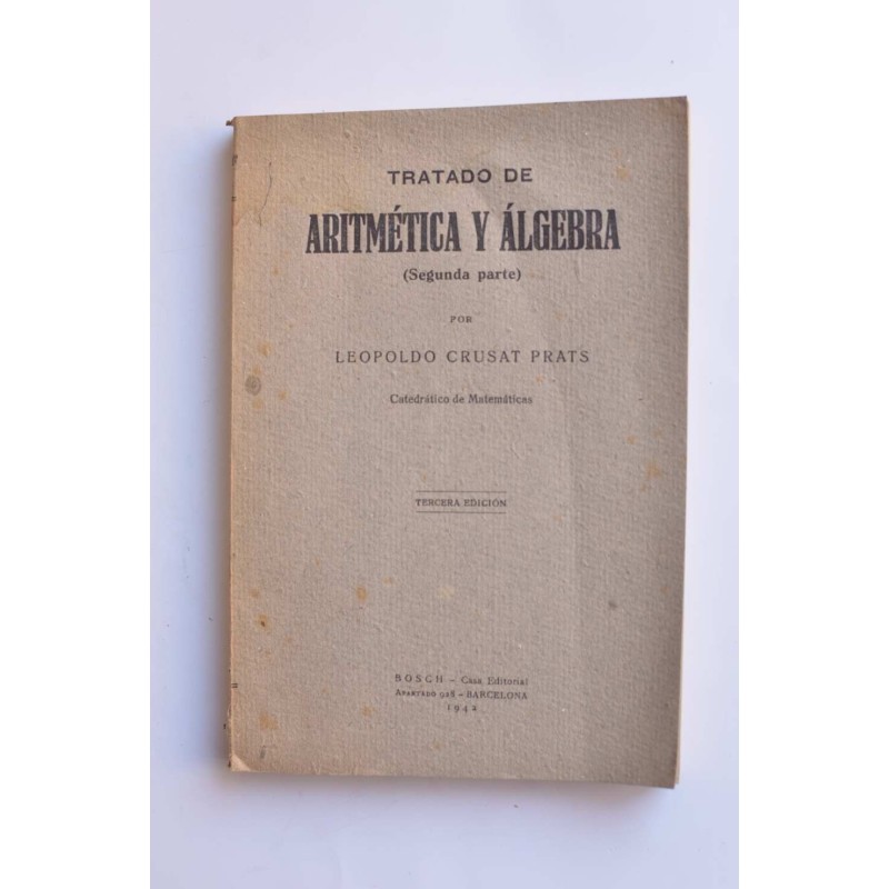 Tratado de aritmética y álgebra
