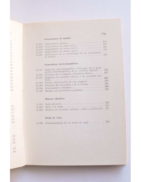 Manual de experiencias de electricidad. Equipo Modelo EB. 62-03