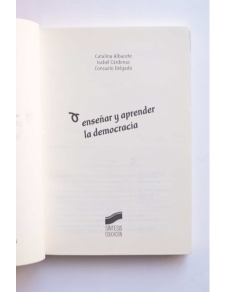 Enseñar y aprender la democracia