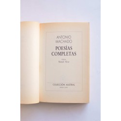 Antonio Machado. Poesías completas 2