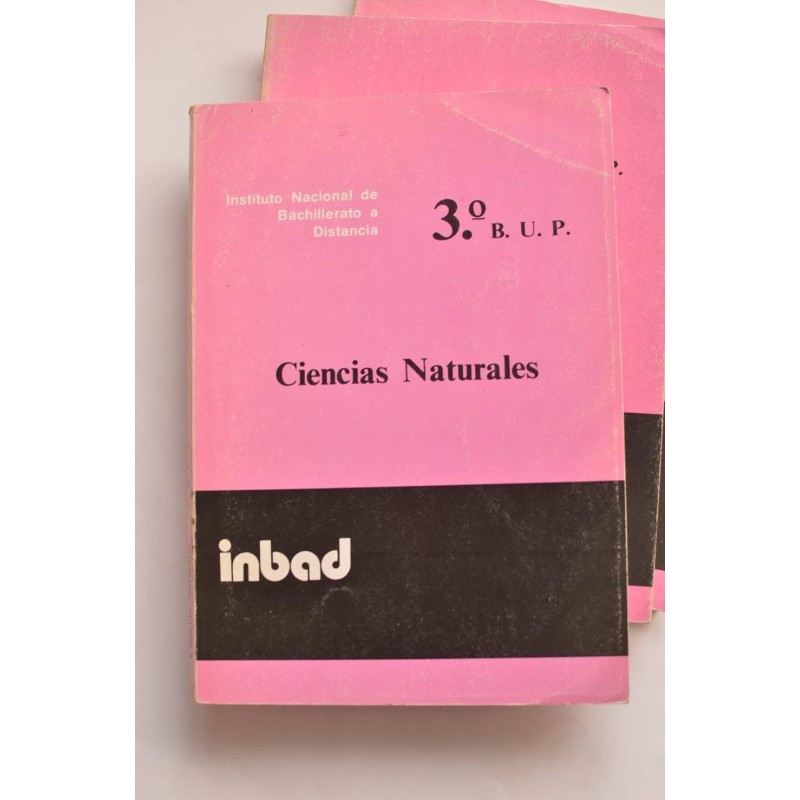 Ciencias Naturales. 3º B.U.P.
