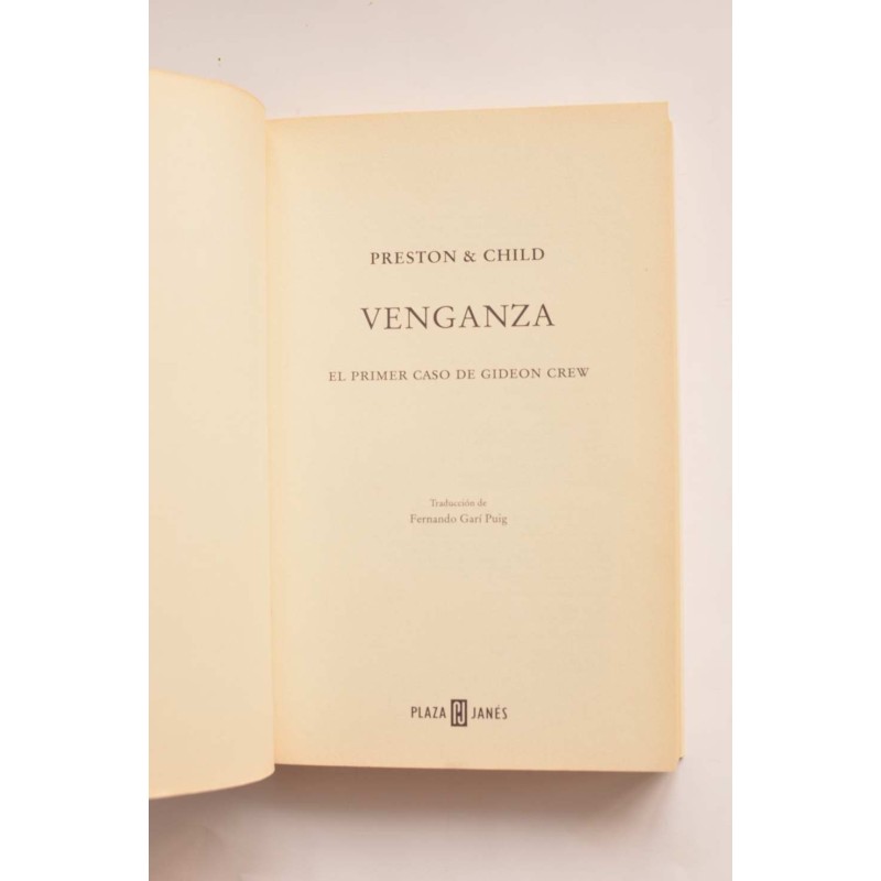 Venganza. El primer caso de Gideon Crew