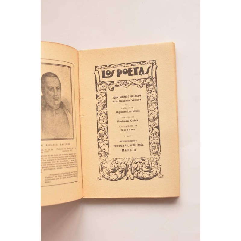 Juan Nicasio Gallego : sus mejores versos