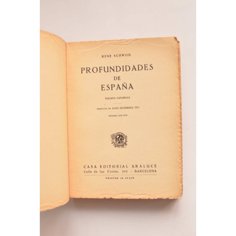 Profundidades de España