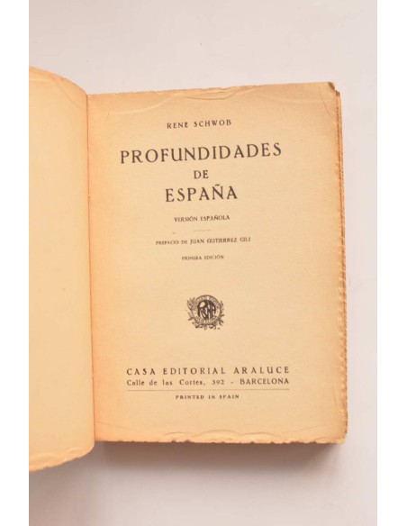Profundidades de España