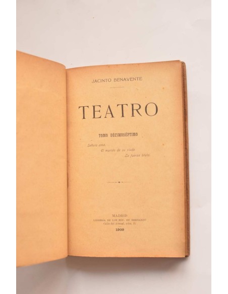 Teatro. Señora ama - El marido de su viuda - La fuerza bruta