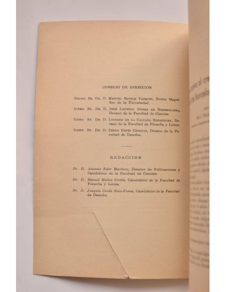 Anales de la Universidad de Murcia. Filosofía y Letras. Vo. XVII, nº 3-4. Curso 1958-59