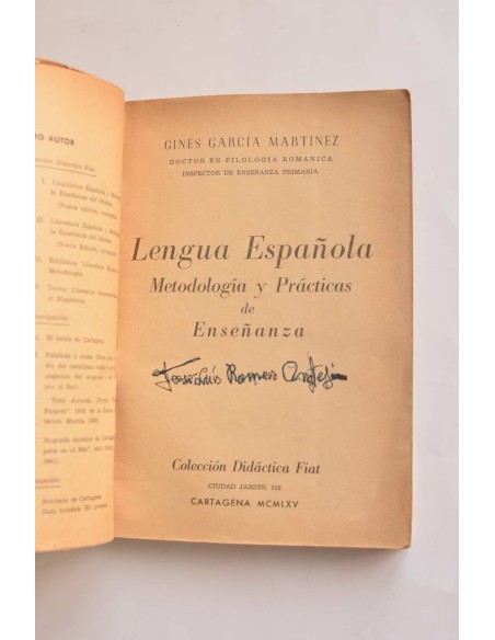 Lengua española. Metodología y prácticas de enseñanza