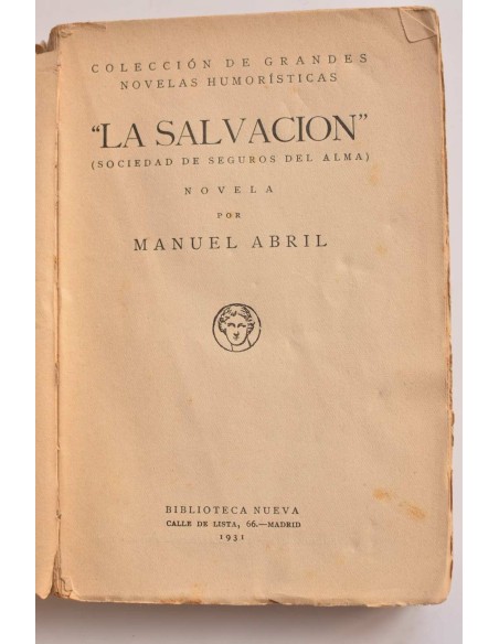 La salvación : sociedad de seguros del alma